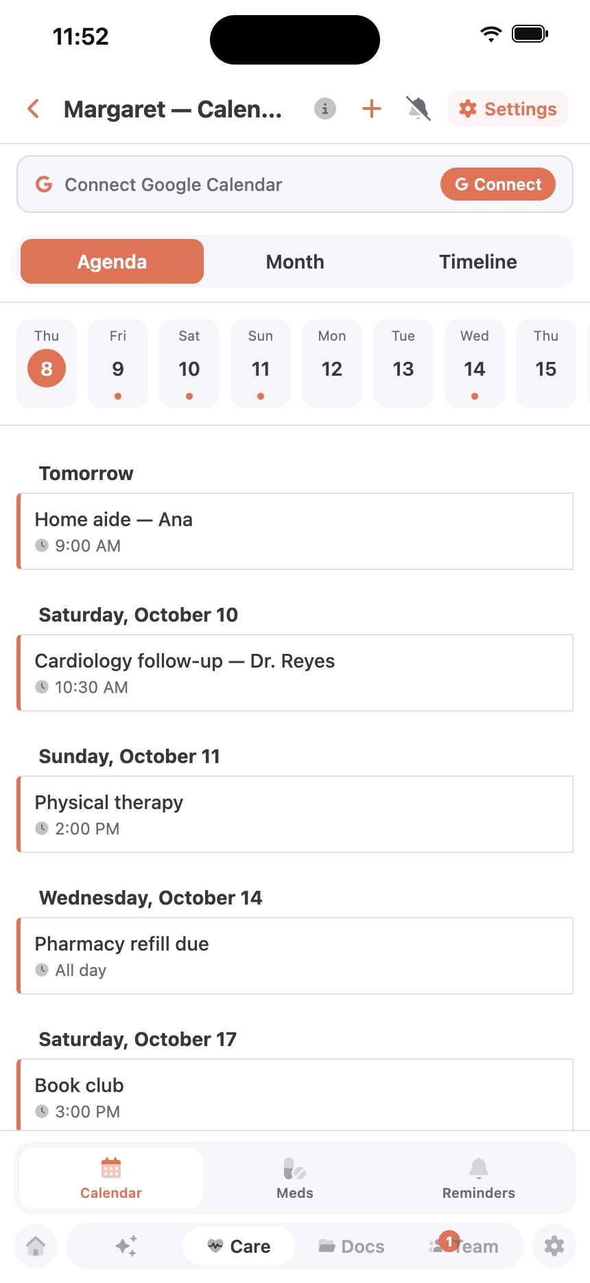 Calendar