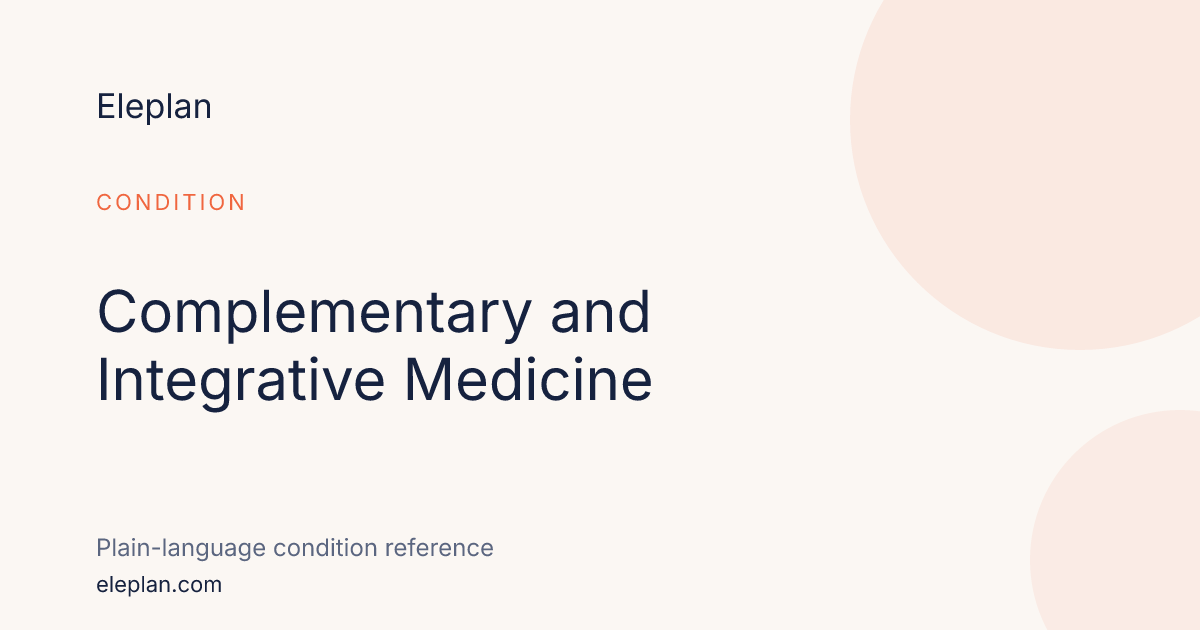 Complementary and Integrative Medicine — ICD-10 Codes & Medications ...