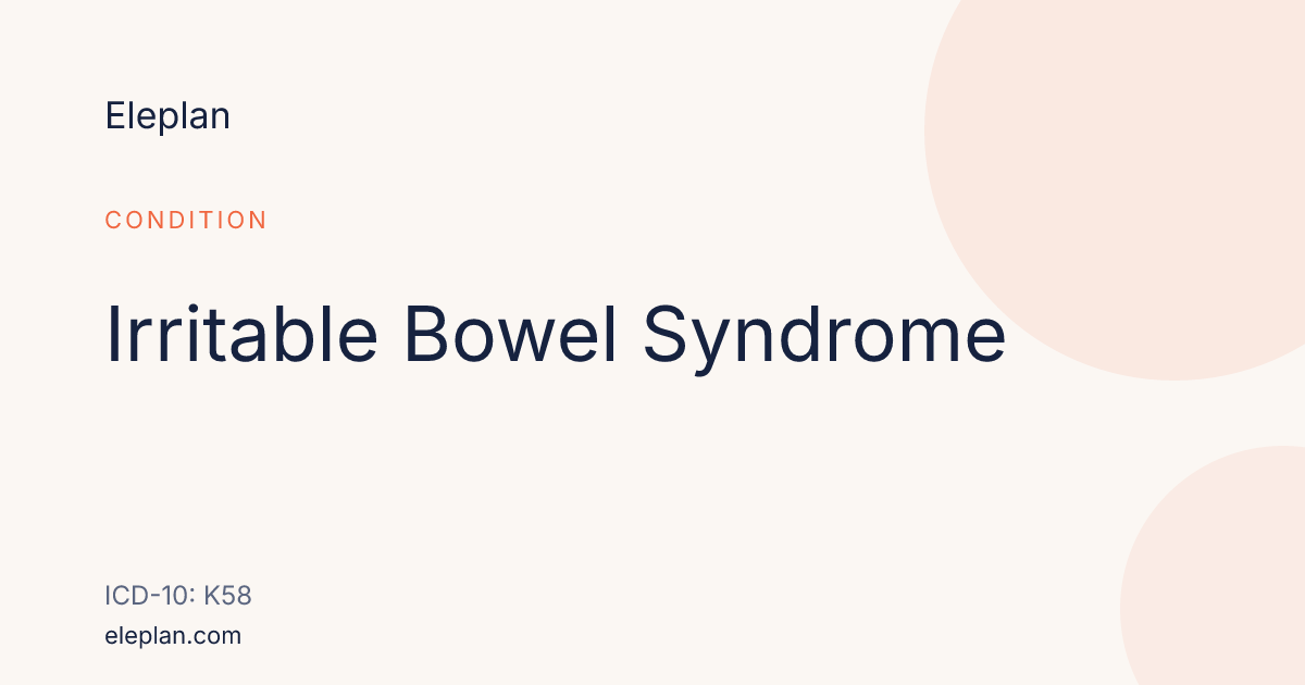 Ibs Code Irritable Bowel Syndrome — ICD-10 Codes & Medications · Eleplan